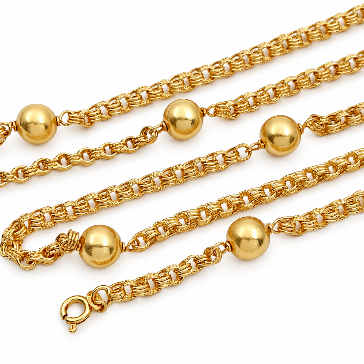 Collana - 18 carati Oro giallo - Made in Italy - Handmade