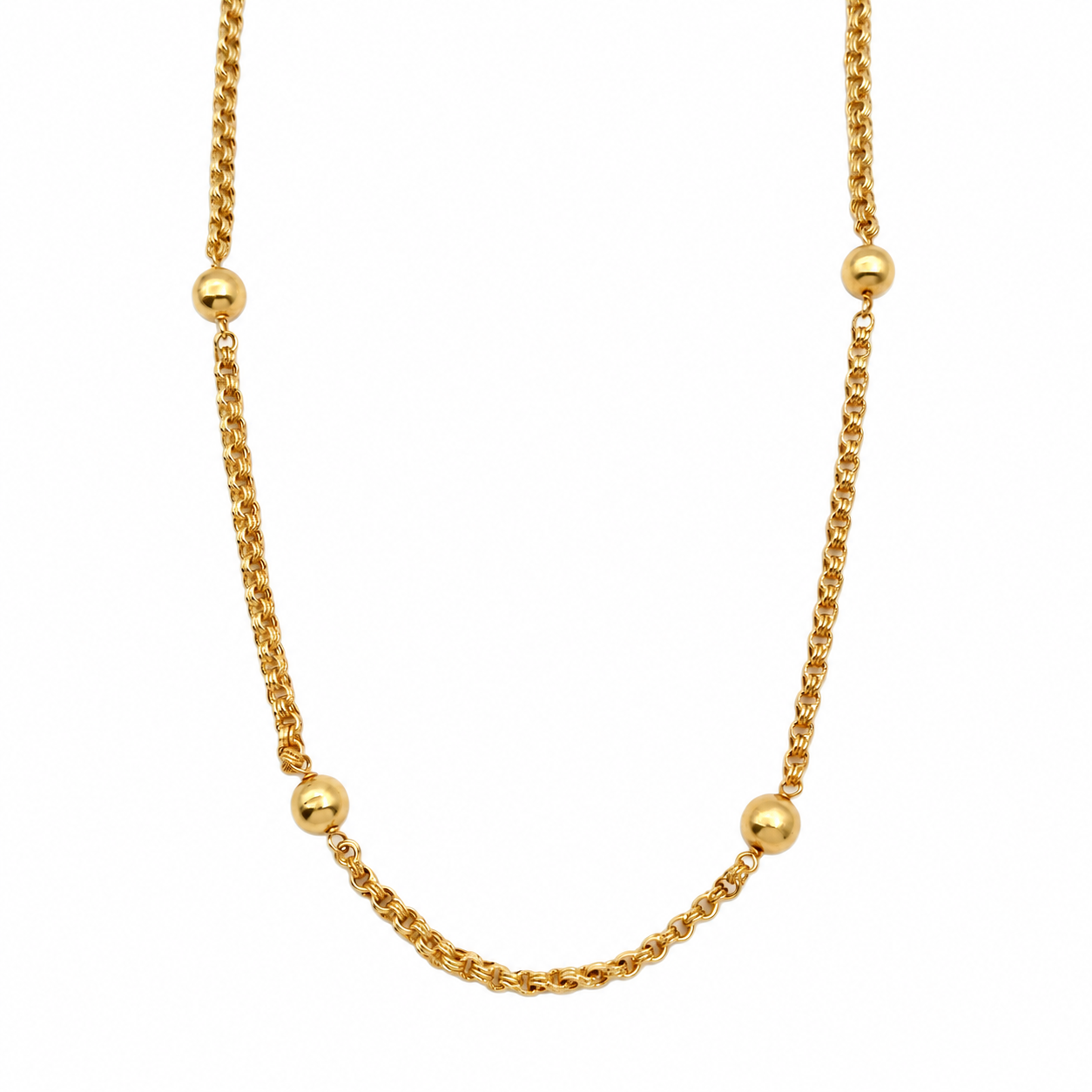Collana - 18 carati Oro giallo - Made in Italy - Handmade