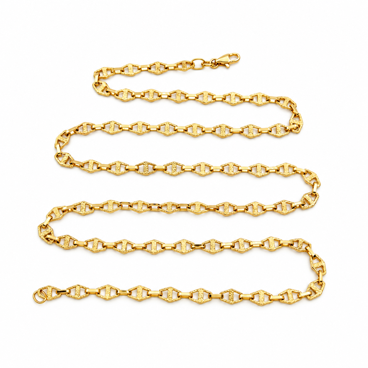 Collana - 18 carati Oro giallo - Made in Italy - Handmade