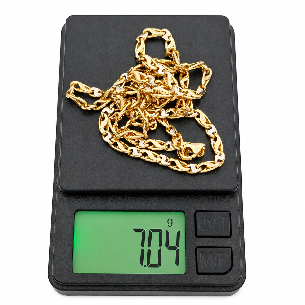 Collana - 18 carati Oro giallo, Oro bianco - Made in Italy - Handmade