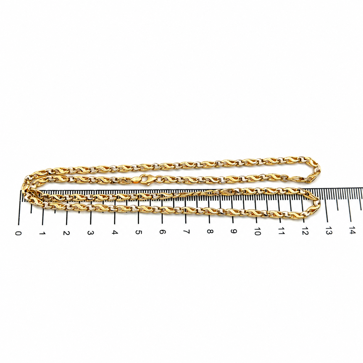 Collana - 18 carati Oro giallo, Oro bianco - Made in Italy - Handmade