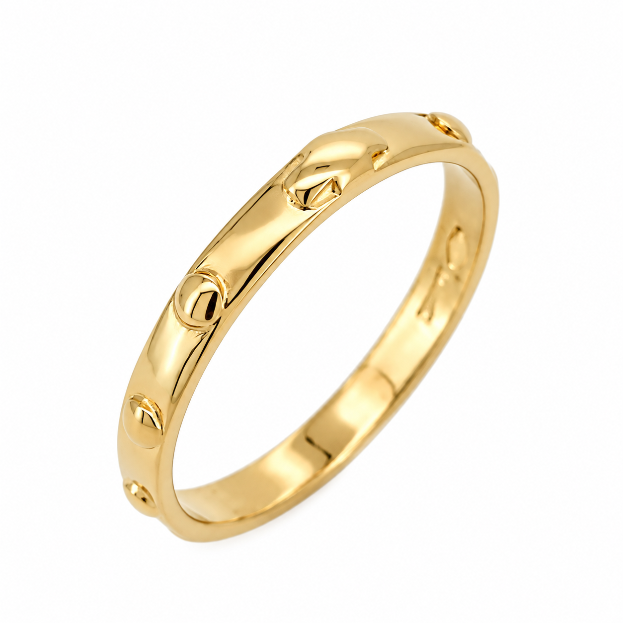 Anello - 18 carati Oro giallo - Made in Italy - Handmade