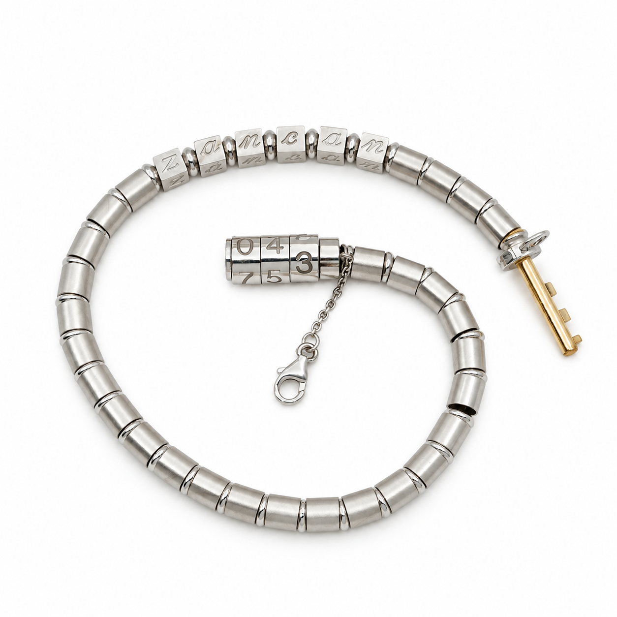 Bracciale - 18 carati Oro bianco, Oro giallo - Made in Italy - Handmade