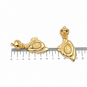 Orecchini - 18 carati Oro giallo, Oro bianco - Made in Italy - Handmade