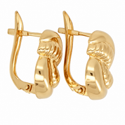 Orecchini - 18 carati Oro giallo - Made in Italy - Handmade