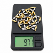 Collana - 18 carati Oro bianco, Oro giallo - Made in Italy - HandMade