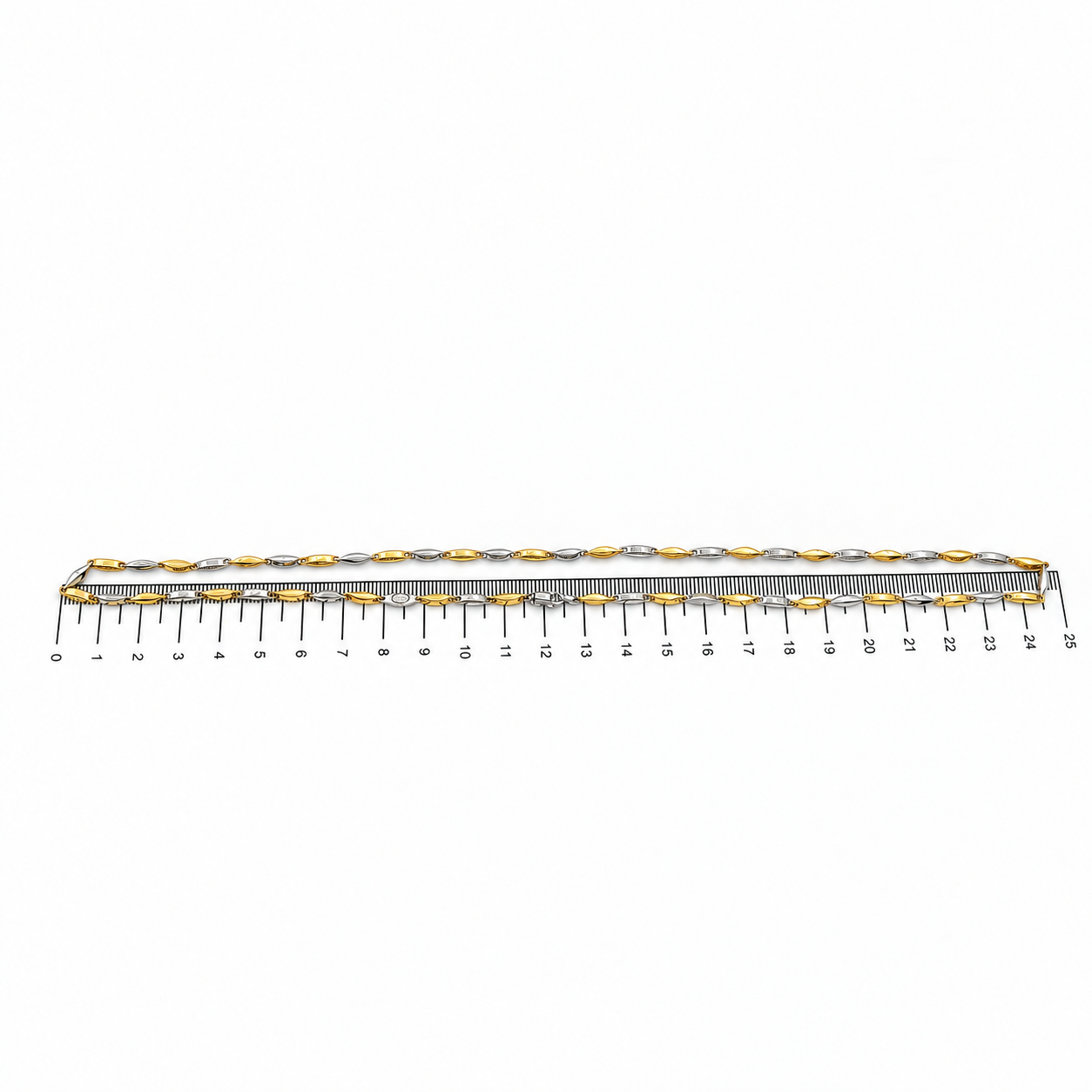 Collana - 18 carati Oro bianco, Oro giallo - Made in Italy - HandMade