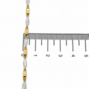 Collana - 18 carati Oro bianco, Oro giallo - Made in Italy - HandMade