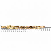Collana - 18 carati Oro giallo, Oro bianco - Made in Italy - Handmade