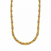 Collana - 18 carati Oro giallo, Oro bianco - Made in Italy - Handmade