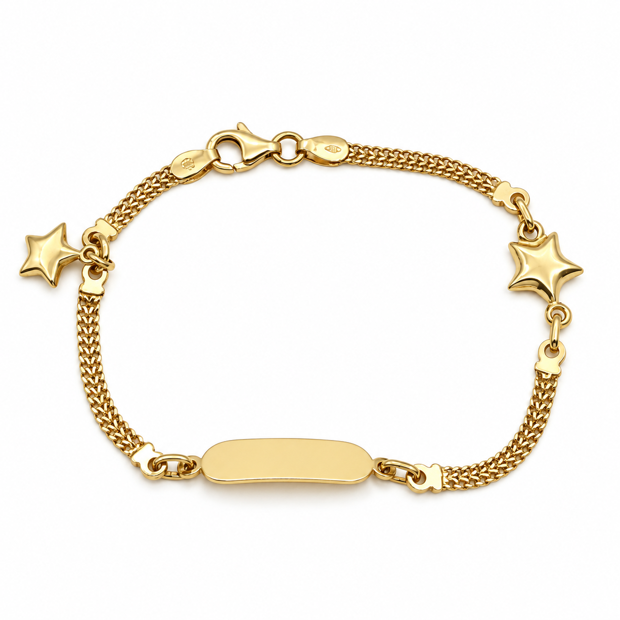 Bracciale - 18 carati Oro giallo - Made in Italy - Handmade