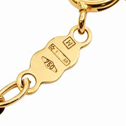 Collana - 18 carati Oro giallo - Made in Italy - Handmade