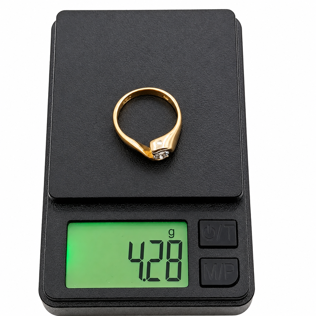 Anello - 18 carati Oro giallo - 0.33ct. tw. Diamante (Naturale) - Made in Italy - Handmade