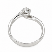 Anello - 18 carati Oro bianco - 0.29ct. tw. Diamante (Naturale) - Made in Italy - Handmade