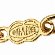 Collana - 18 carati Oro giallo, Oro bianco - 0.50ct. tw. Zaffiro - Diamante - Made in Italy - HandMade