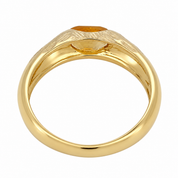 Anello - 18 carati Oro giallo - 1.00ct. tw. Quarzo - Made in Italy - HandMade
