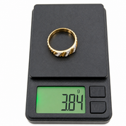 Anello - 18 carati Oro bianco, Oro giallo - 0.09ct. tw. Diamante (Naturale) - Made in Italy - Handmade