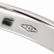 Anello - 18 carati Oro bianco - 0.54ct. tw. Diamante (Naturale) - Made in Italy - Handmade
