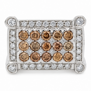 Anello - 18 carati Oro bianco - 2.62ct. tw. Diamante (Naturale) - Diamante - Made in Italy - Handmade