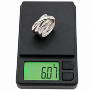 Anello - 18 carati Oro bianco - 0.09ct. tw. Diamante (Naturale) - Made in Italy