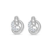 Orecchini - 18 carati Oro bianco - 0.78ct. tw. Diamante (Naturale)