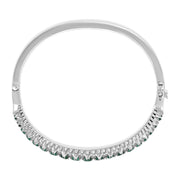 18 carati Oro bianco - Bracciale Smeraldi