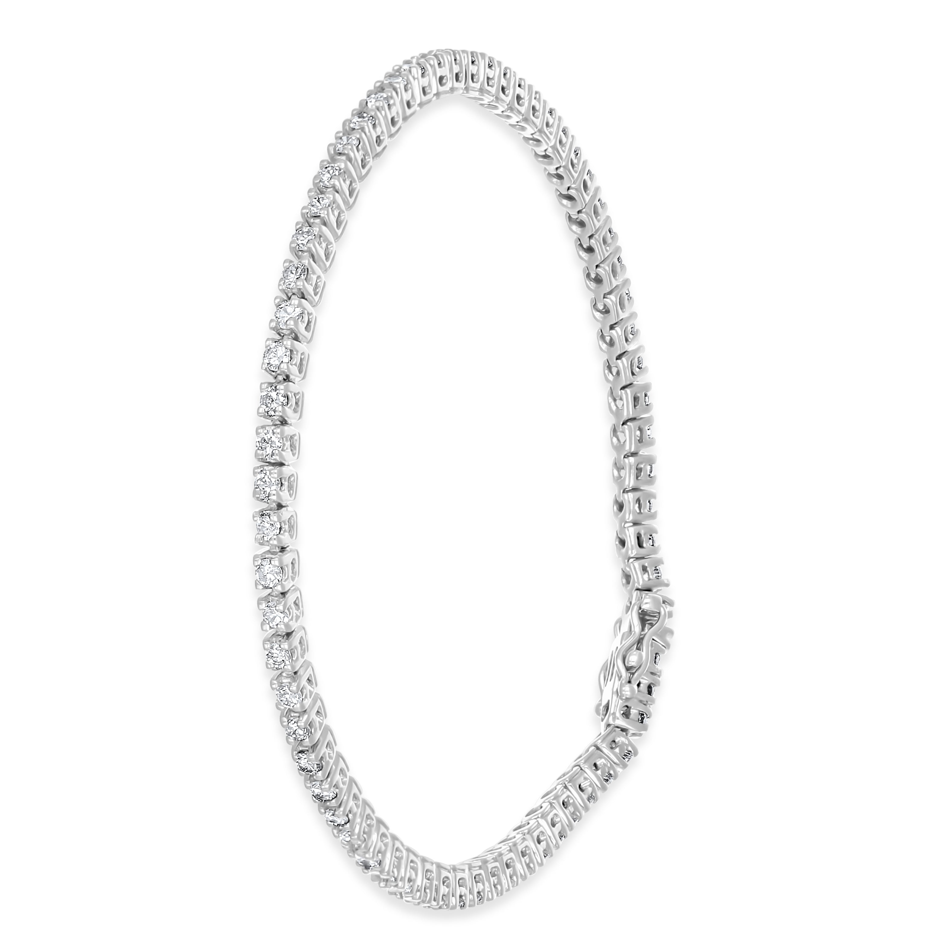 Bracciale - 18 carati Oro bianco - 2.00ct. tw. Diamante (Naturale)