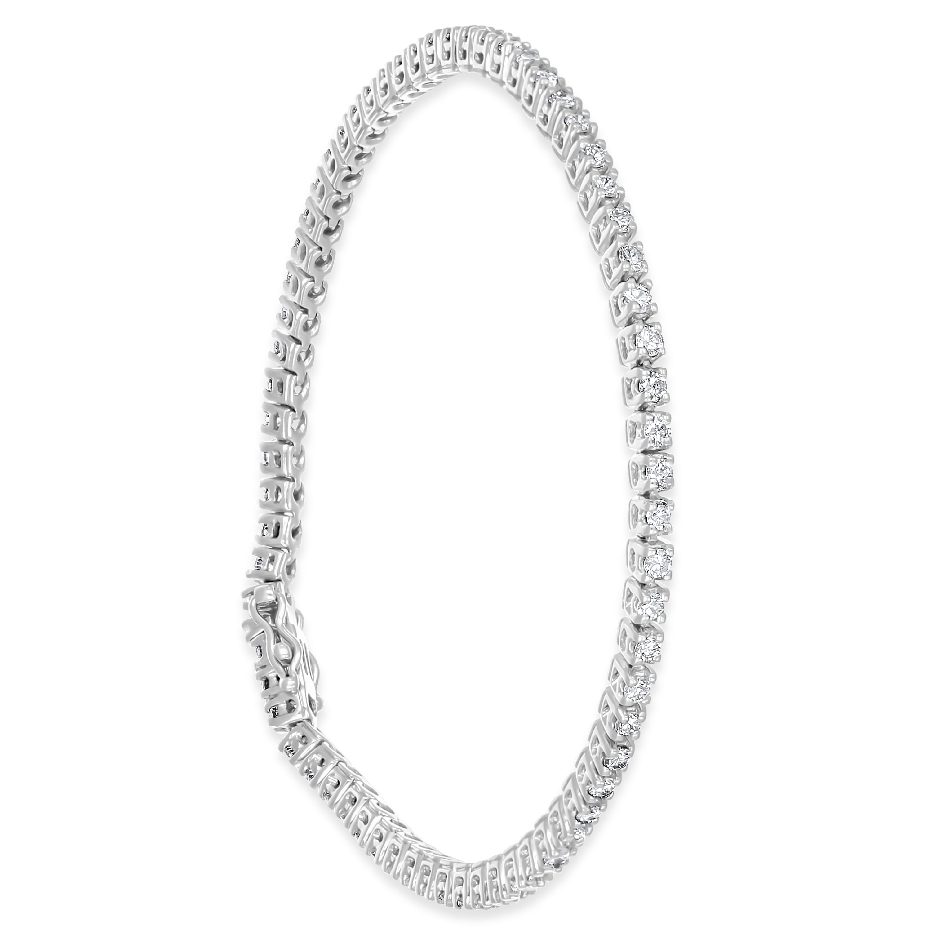 Bracciale - 18 carati Oro bianco - 2.00ct. tw. Diamante (Naturale)