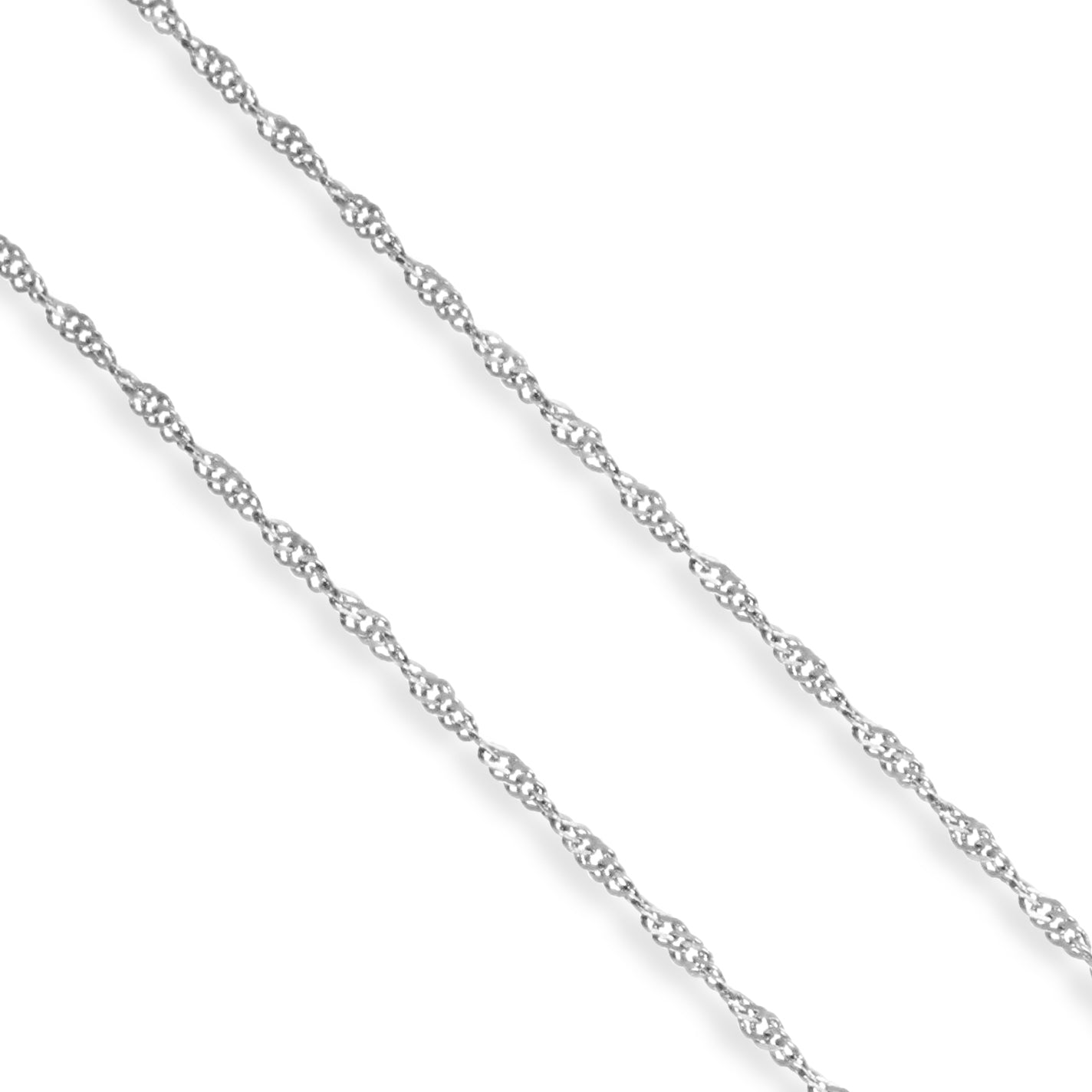 Collana con ciondolo - 18 carati Oro bianco - 2.56ct. tw. Topazio - Diamante