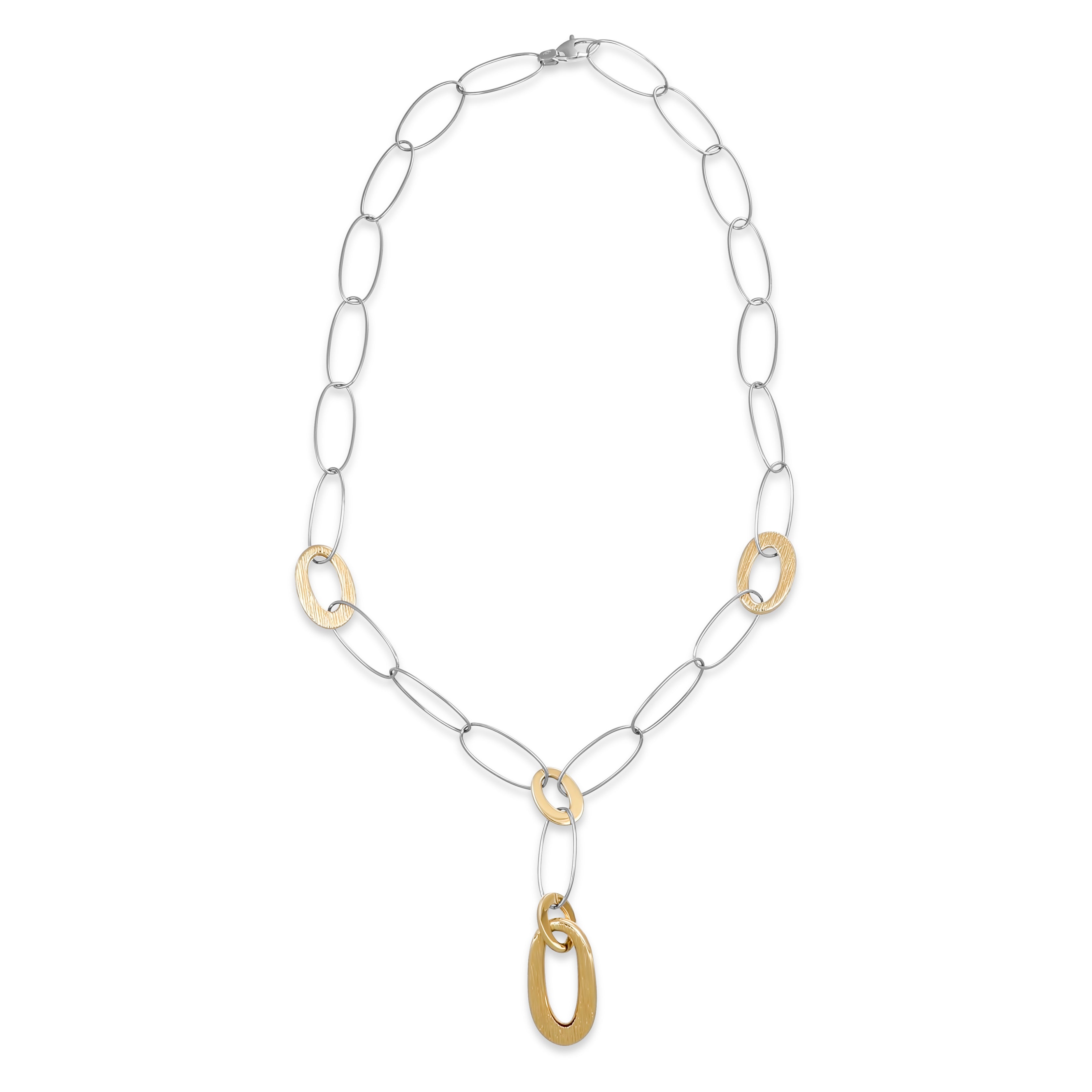 Collana in Oro giallo, Oro Bianco 18 carati