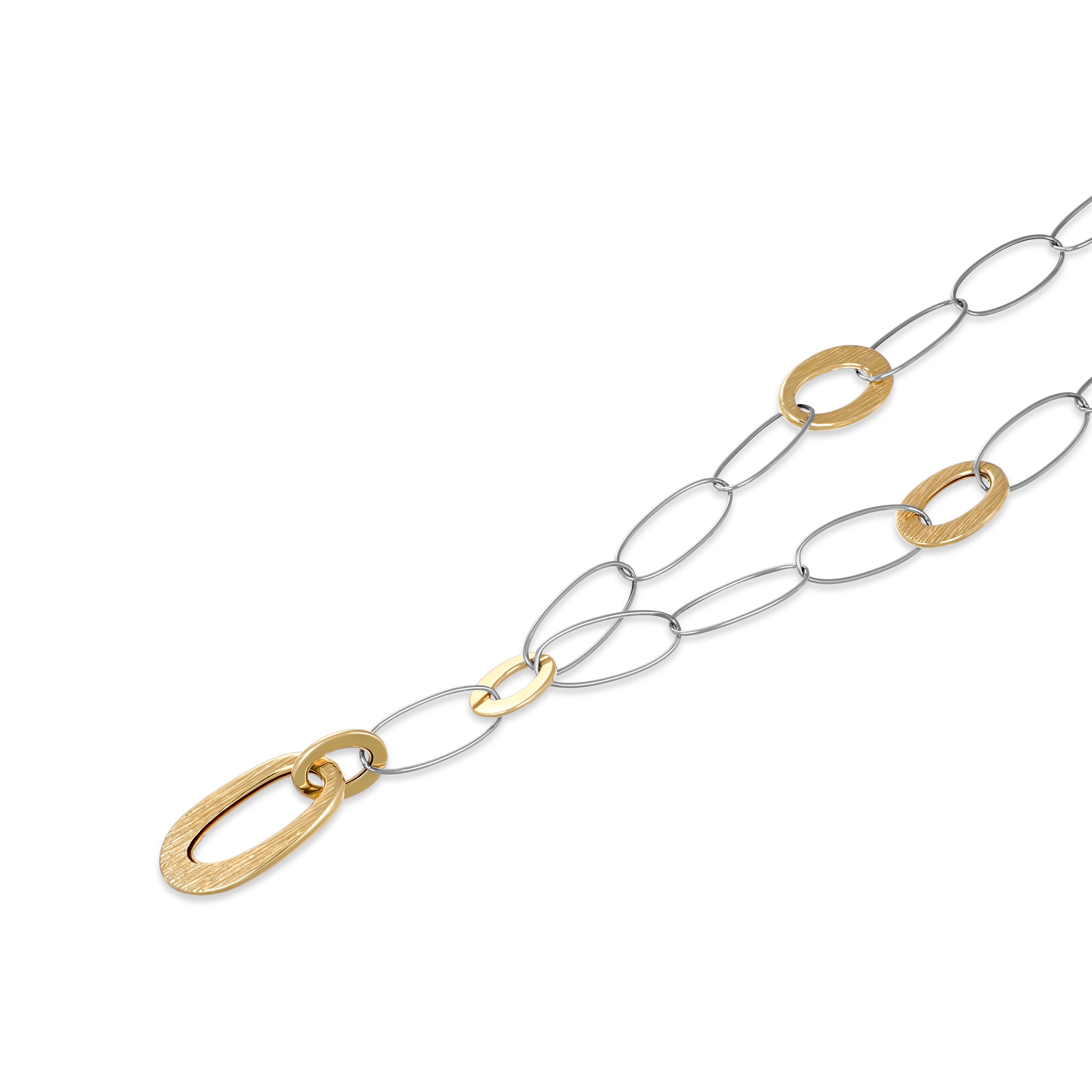 Collana in Oro giallo, Oro Bianco 18 carati