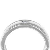 Anello Platino Diamante (Naturale)