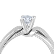 Anello - 18 carati Oro bianco - 0.35ct. tw. Diamante (Naturale)