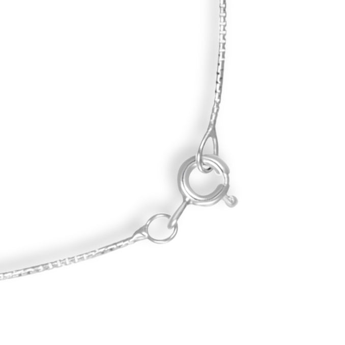 Collana con ciondolo - 18 carati Oro bianco - 0.38ct. tw. Diamante (Naturale)