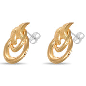 Orecchini - Oro bianco 18 kt, Oro giallo