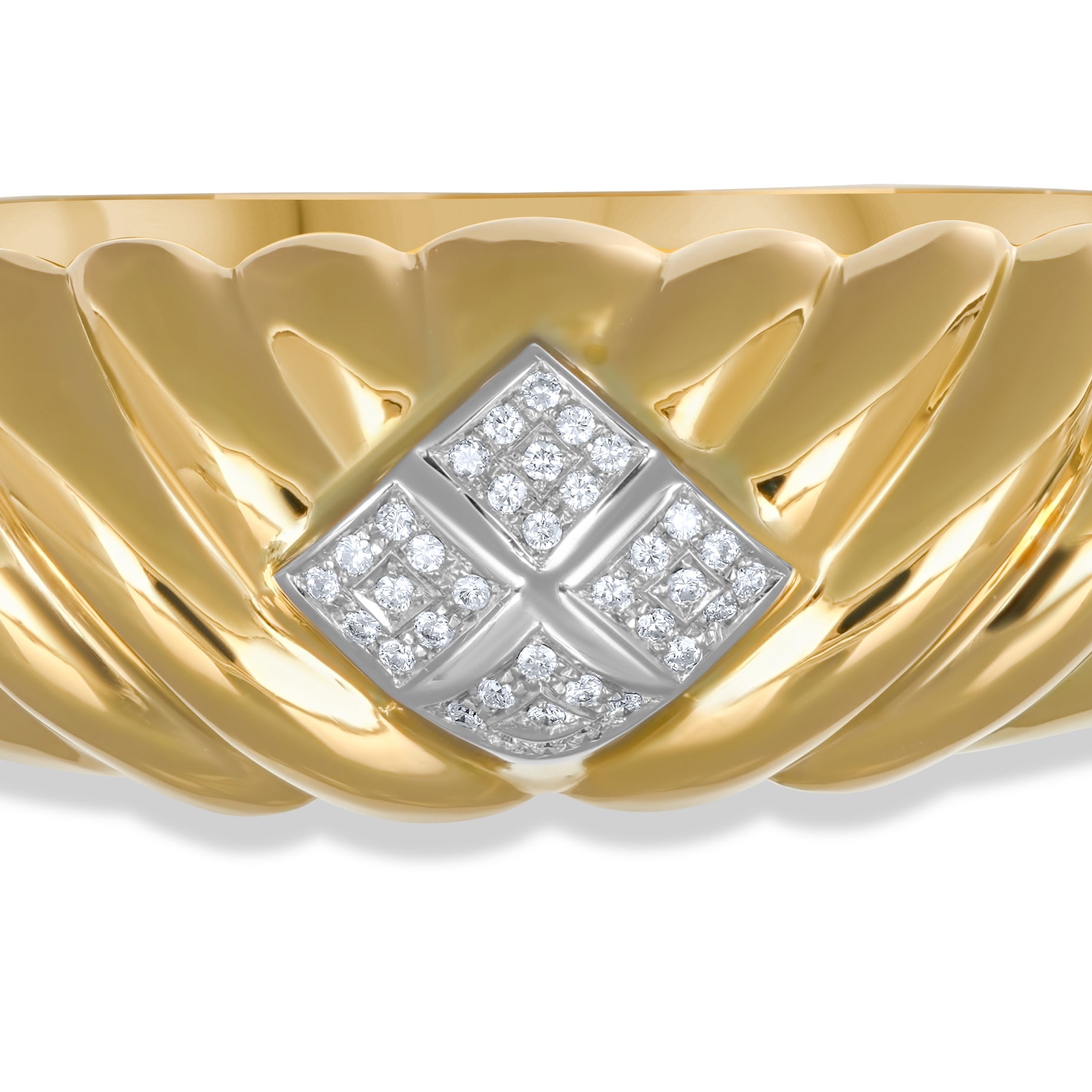 Bracciale - Oro bianco 18 kt., Oro giallo - 0,48 ct. tw. Diamante (Naturale)