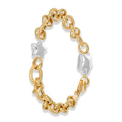 Bracciale in Oro giallo, Oro Bianco 18 carati