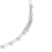 Bracciale Oro bianco, Diamanti 0.72 Ct - 18 carati