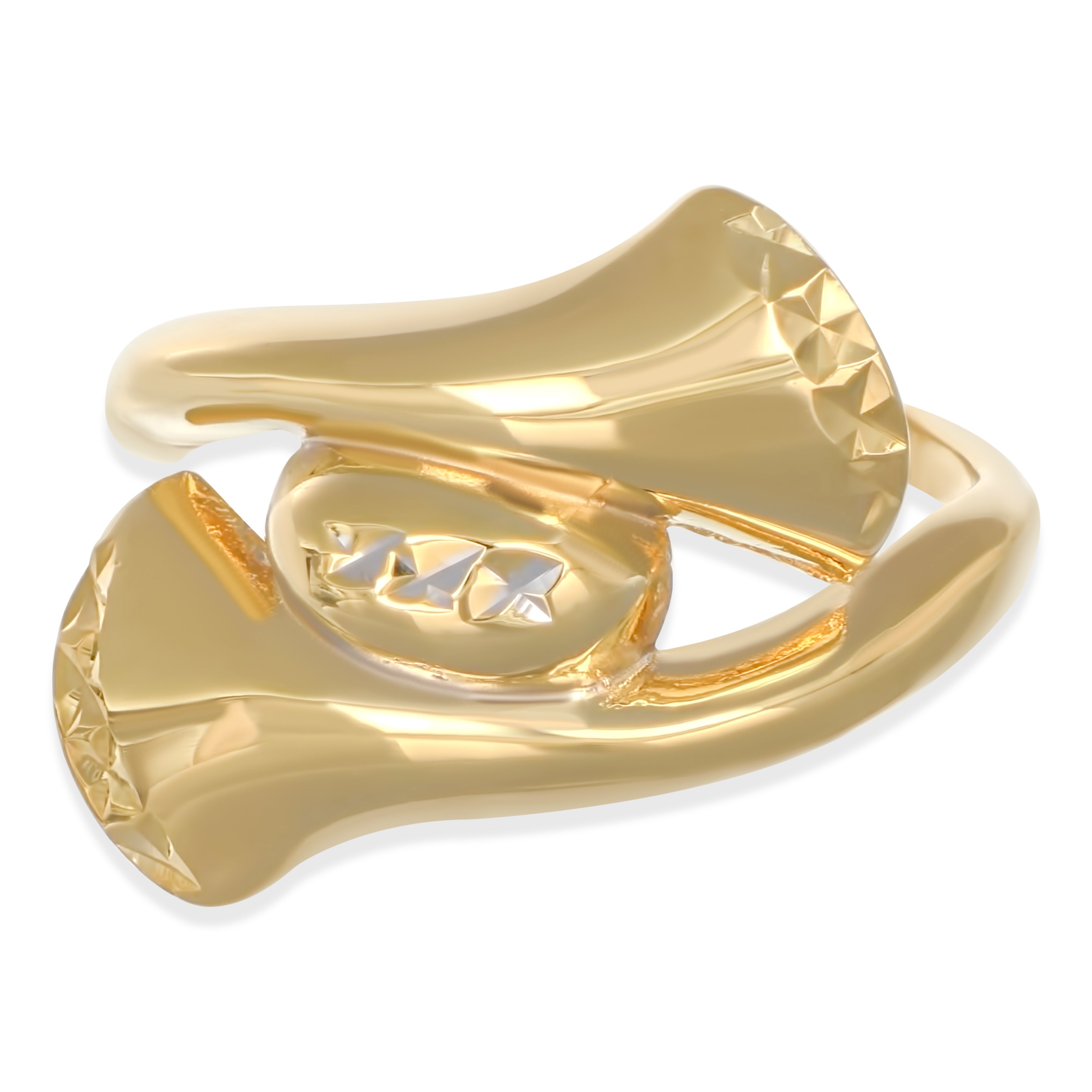 Anello - Oro bianco 18 kt, Oro giallo