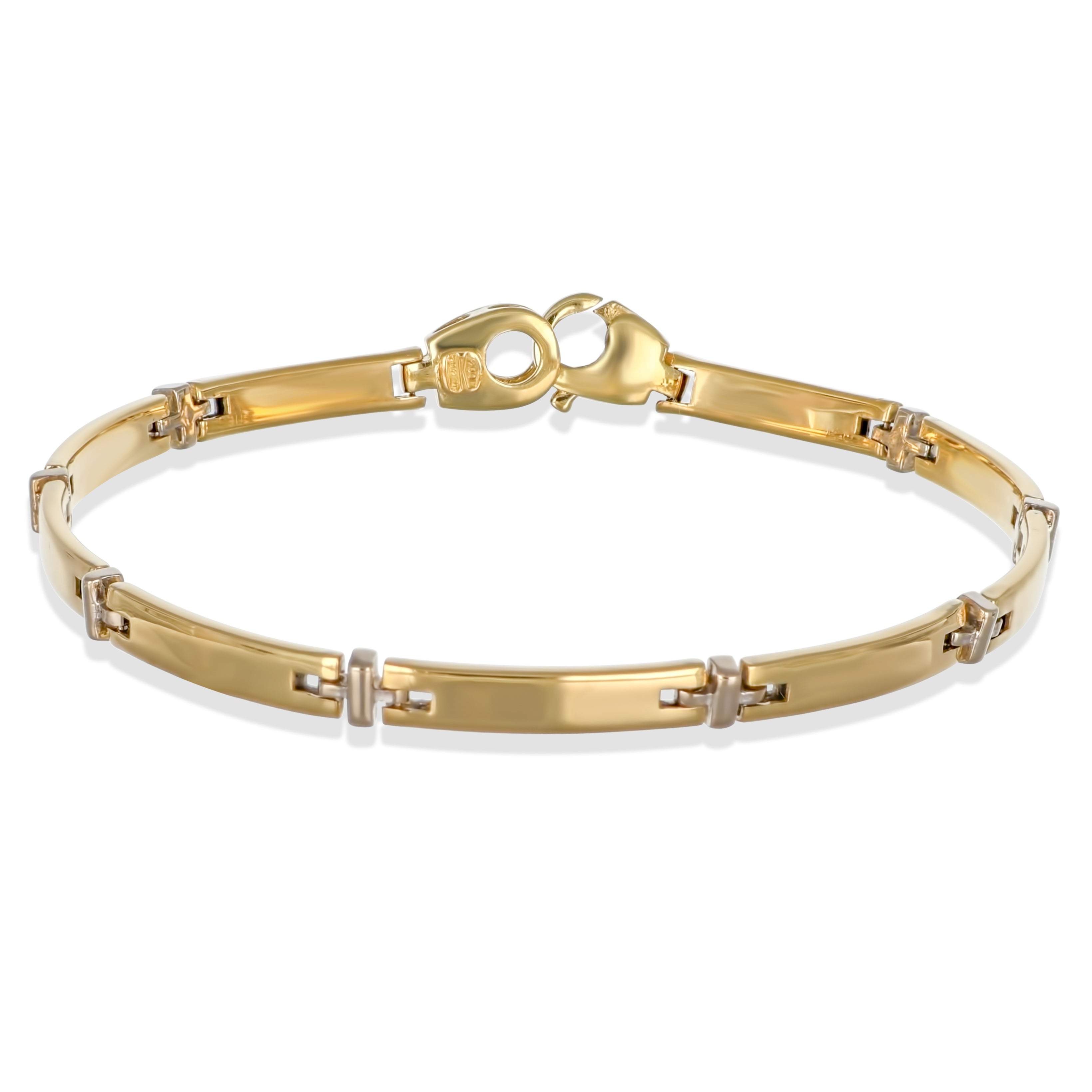 Bracciale in Oro giallo, Oro bianco 18 carati