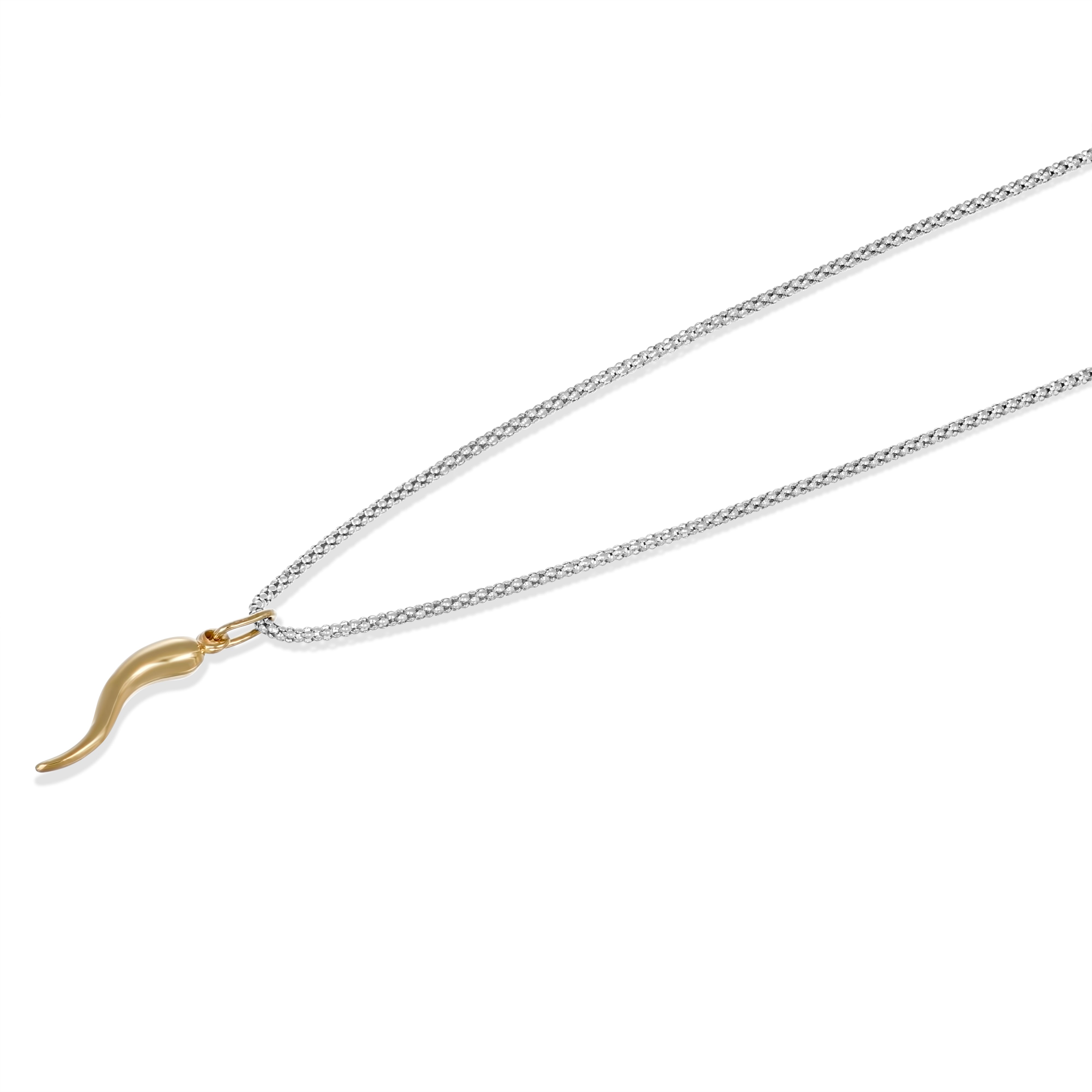 Collana con Ciondolo in Oro Bianco 18 carati