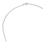 Collana con ciondolo - 18 carati Oro bianco - 0.33ct. tw. Diamante (Con trattamento colore)