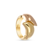 Anello - Oro rosa 18 kt, Oro giallo