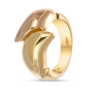 Anello - Oro rosa 18 kt, Oro giallo