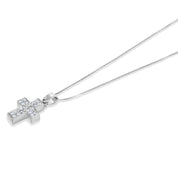 Collana con ciondolo - 18 carati Oro bianco - 0.22ct. tw. Diamante