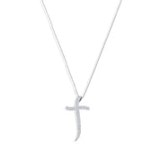 Collana con ciondolo - 18 carati Oro bianco - 0.67 tw. Diamante