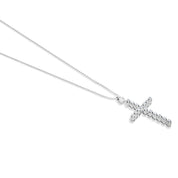 Collana con Ciondolo in Oro bianco 18 carati Diamanti da 0.32 Ct tot