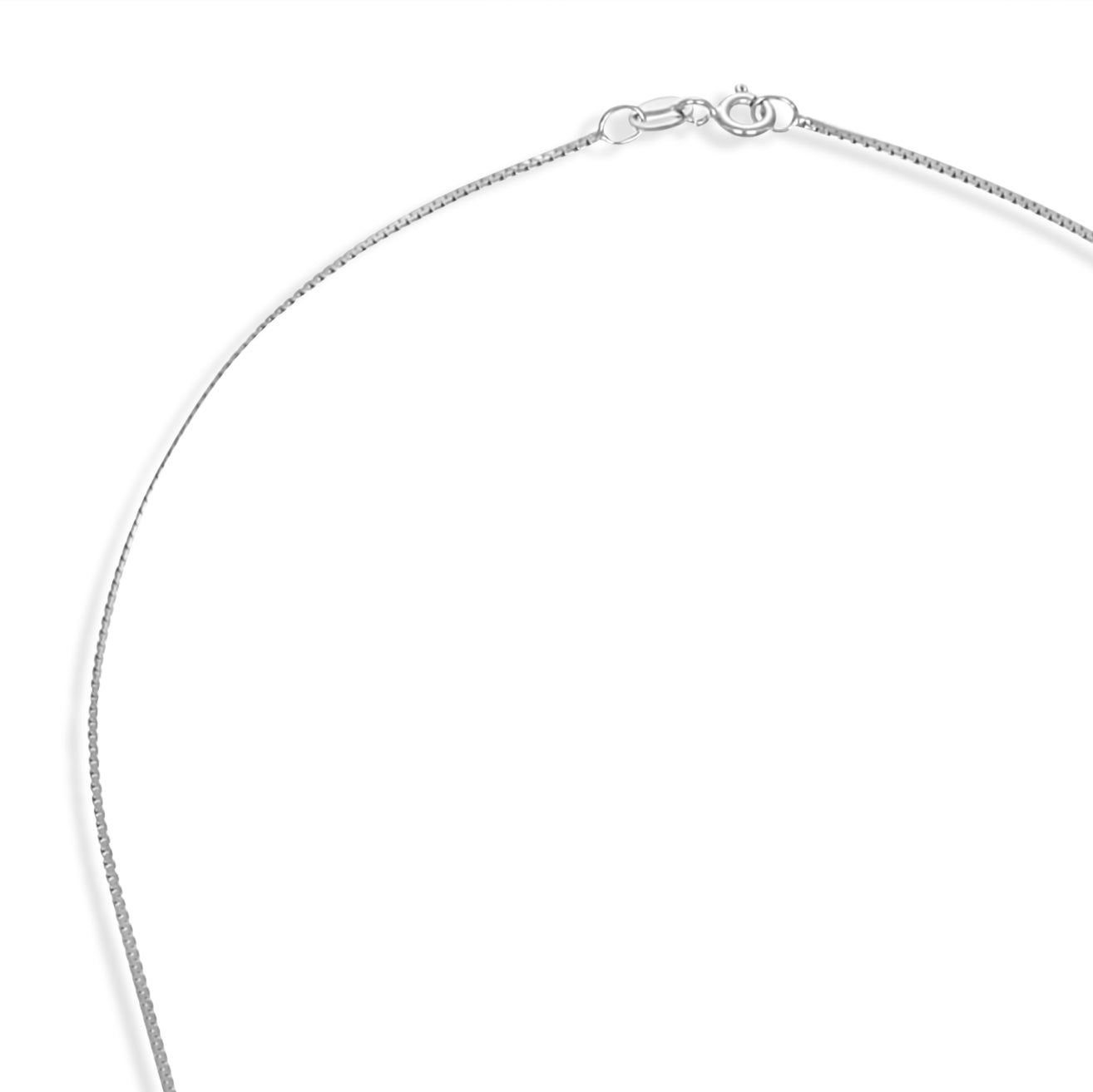 Collana con ciondolo - 18 carati Oro bianco - 0.62ct. tw. Diamante