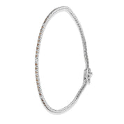 Bracciale - 18 carati Oro bianco - 0.93ct. tw. Zaffiro - Diamante