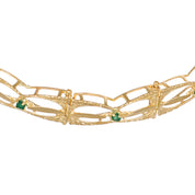 Bracciale - 18 carati Oro giallo - 0.45ct. tw. Smeraldo